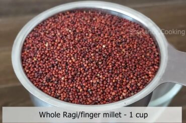 1 cup Ragi - Healthy Breakfast Recipe | Ragi Neer Dosa Recipe | Diabetic Friendly Recipe