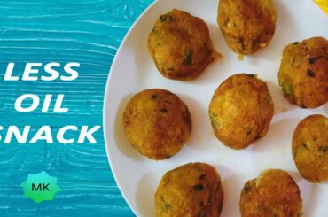 Let's make your evening healthy/Less oil snack recipe/Mano's kitchen