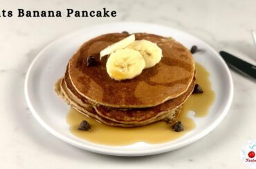 Healthy Oats Banana Pancake | Weight loss Breakfast Recipe | Oats Breakfast Recipes | Pancake Recipe