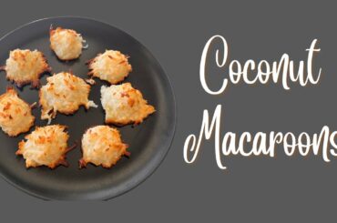 Coconut Macaroons Recipe | Thengai Biscuit Recipe | Kids Friendly Recipe | Healthy Snack for Kids