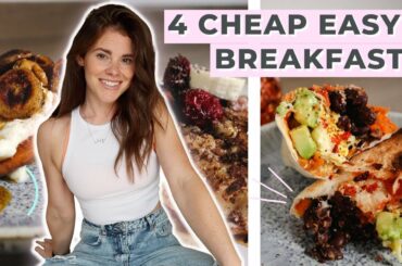 4 Quick, Easy & TASTY Breakfast Ideas - Calorie Deficit Recipes Packed with Protein, Fat and Fibre