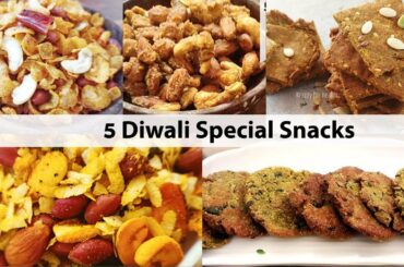 5 Healthy Diwali Special Snack Recipes - Diwali Special Recipes @Krazzy For Health