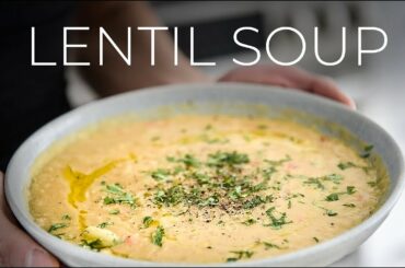 HEALTHY VEGETARIAN LENTIL SOUP RECIPE