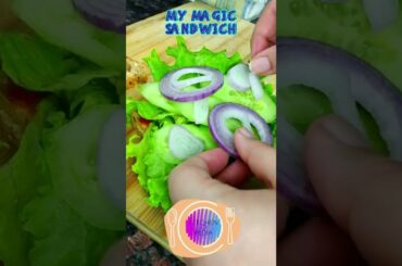 Magic Sandwich #Healthy #Sandwich #Vegetables #BestSandwich #EasySnack #Food #Recipe #shorts