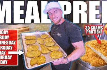 EASY SHEET PAN MEAL PREP CRISPY PARMESAN CHICKEN | Juicy Low Calorie Chicken That Will Last All Week