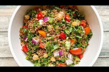 Easy Bulgur Wheat Salad | Amazing Healthy Salad | Fun Salad Recipes