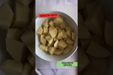 Make homefries with me #breakfast #healthy #healthyfood #potato #vegetarian #healthyrecipes