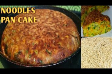 Noodles Pancake//Healthy Breakfast Recipe//Very Simple Instant Veggie noodles Pancake