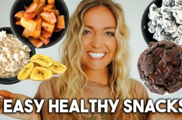 5 EASY Healthy Snack Ideas