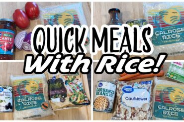 EASY & CHEAP Meals With Rice | Healthy Low Budget Meal Ideas To Save Lots Of Money!