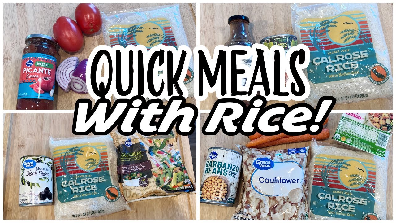 EASY & CHEAP Meals With Rice | Healthy Low Budget Meal Ideas To Save Lots Of Money! EASY & CHEAP Meals With Rice | Healthy Low Budget Meal Ideas To Save Lots Of Money!