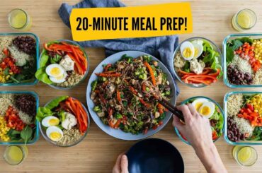 3 Healthy Meal Prep Recipes Made In 20 Minutes Or Less Each