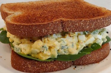Egg Salad Sandwich | No Mayo, Kid Friendly, Easy to make