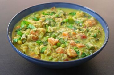 Veg Kurma Recipe - Weight Loss Side Dish For Chapati - Healthy Vegetable Kurma - Veg Korma Recipe