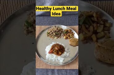 Healthy Lunch Meal Idea 1 | Lunch Menu Ideas  #shorts | Thali Plate