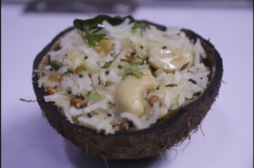 coconut se banaye bahot hi healthy lunch recipe