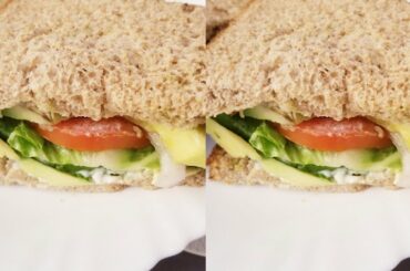 How To Make Healthy Avocado Sandwich || Avocado Sandwich