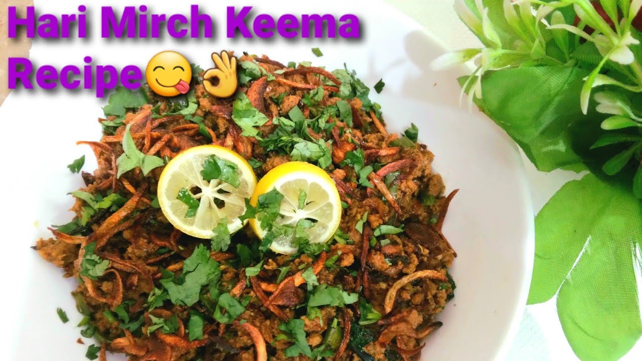 Hari Mirch keema Recipe |Tasty and Easy Recipe |by #karachiuniquedishes Hari Mirch keema Recipe |Tasty and Easy Recipe |by #karachiuniquedishes