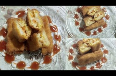 Bread Chicken Snacks Recipe | Tea Time Snacks | Iftar Snacks | Lunch Box Ideas | Quick bread recipes