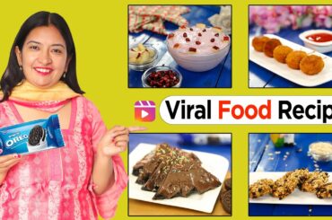 4 Tasty SNACKS Recipe for Kids/Teenager | Viral Snacks | CookWithNisha