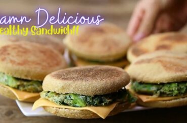 Quick & easy Breakfast Sandwich Recipe (DO NOT miss this!!)- The Best Sandwich- Damn Delicious