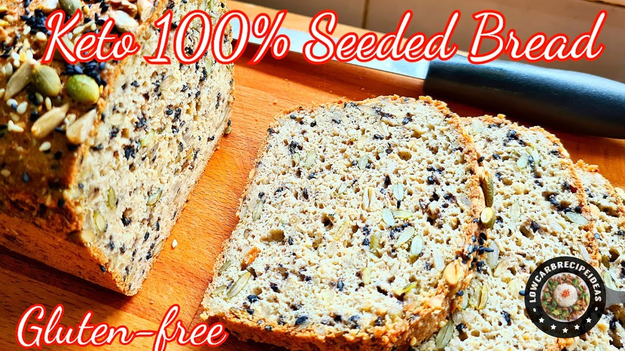 HOW TO MAKE KETO 100% SEEDED BREAD | CHEAP & HEALTHY | LIGHTER TEXTURE | SUPER CRISPY WHEN TOASTED HOW TO MAKE KETO 100% SEEDED BREAD | CHEAP & HEALTHY | LIGHTER TEXTURE | SUPER CRISPY WHEN TOASTED