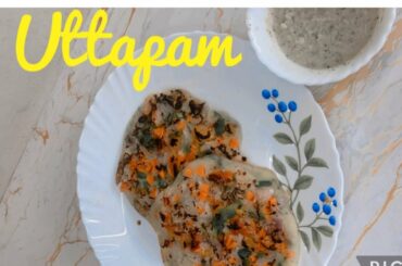 Uttappa recipe || healthy breakfast recipe || weightloss breakfast|| weightloss recipe|| uttapam
