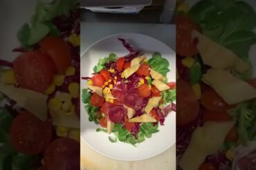 Easy Salad Recipe - italian healthy salad recipe #shorts