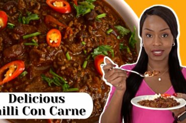 Chilli Con Carne recipe, quick HEALTHY weeknight meal for weight loss | Bountiful Cook