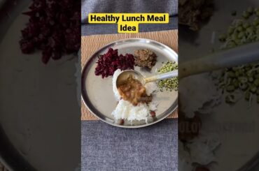 Healthy Lunch Meal Idea 2 | Lunch Menu Ideas  | Thali Plate #shorts