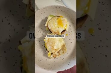 Easy breakfast sandwich | English muffin