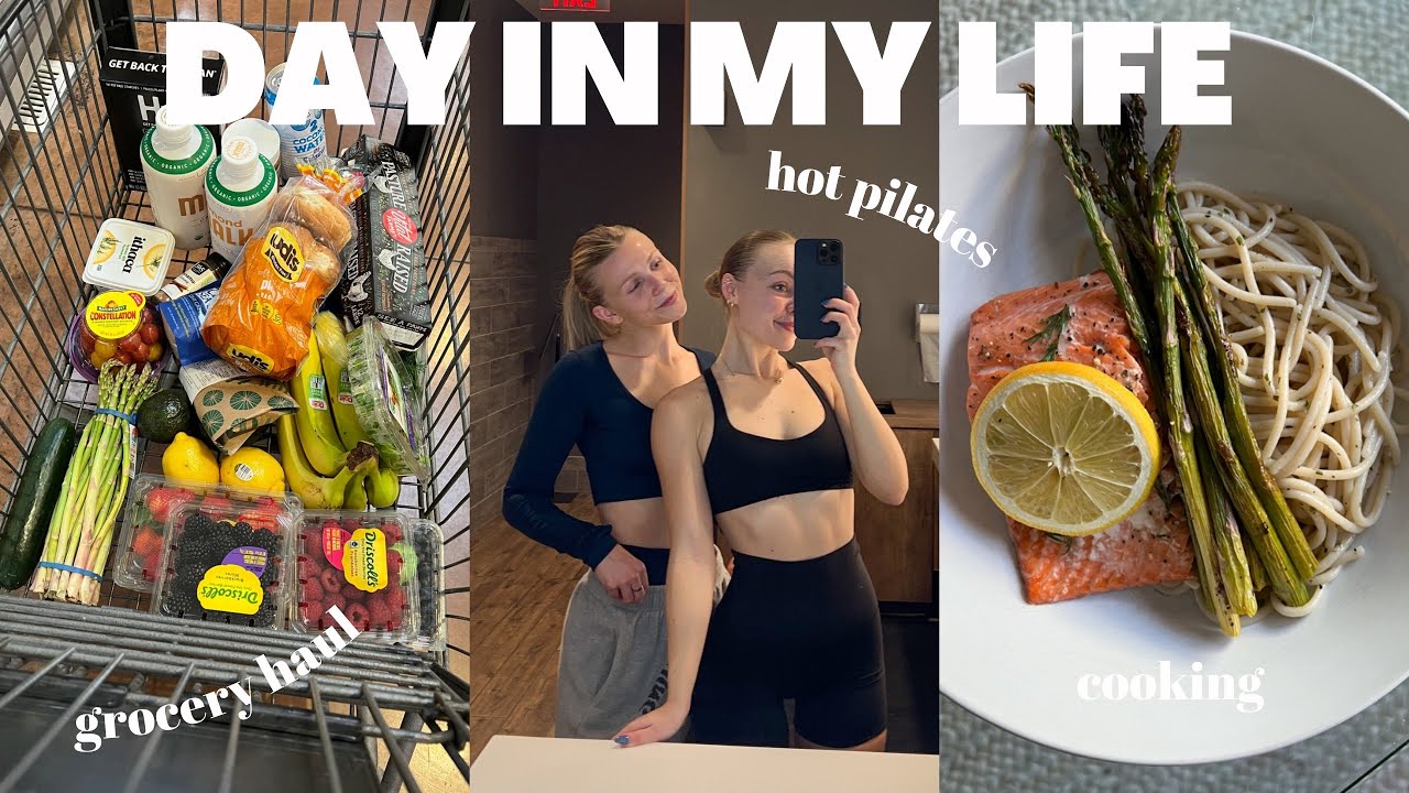 DAY IN MY LIFE: being disciplined, grocery haul, cleaning, hot pilates, healthy meals, etc DAY IN MY LIFE: being disciplined, grocery haul, cleaning, hot pilates, healthy meals, etc