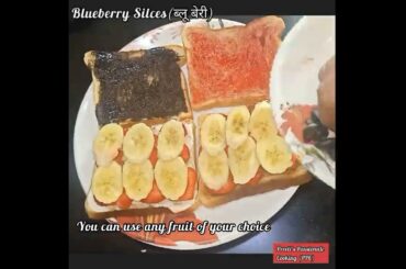Healthy sandwich recipe l healthy breakfast ideas l #SHORTS l Fruit Sandwich l healthy fruit recipe