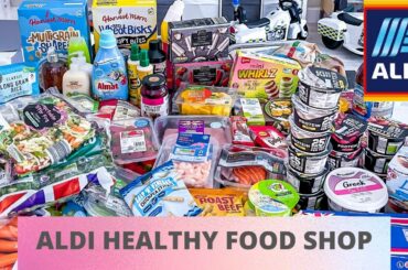 Aldi Food Shop. Loads of healthy low calorie finds.