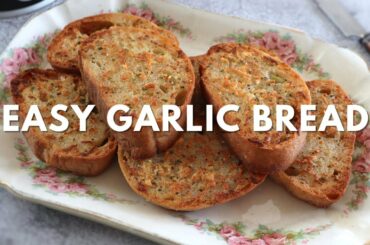 How to make Easy garlic bread | Food From Portugal