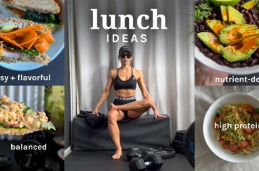 4 HEALTHY LUNCH IDEAS - balanced meals & snacks I eat every week | Jaclyn Wood