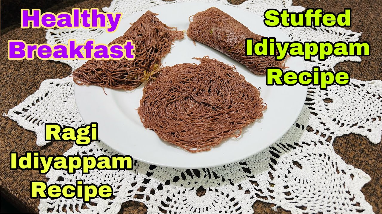 Ragi Idiyappam Recipe in Tamil/Healthy Breakfast Recipe/Vegetable Stuffed Ragi Idiyappam Ragi Idiyappam Recipe in Tamil/Healthy Breakfast Recipe/Vegetable Stuffed Ragi Idiyappam