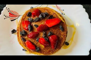 Eggless Oats Banana Pancake || Healthy Recipe for weight loss || #weightlossrecipe