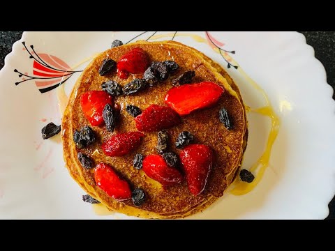 Eggless Oats Banana Pancake || Healthy Recipe for weight loss || #weightlossrecipe Eggless Oats Banana Pancake || Healthy Recipe for weight loss || #weightlossrecipe