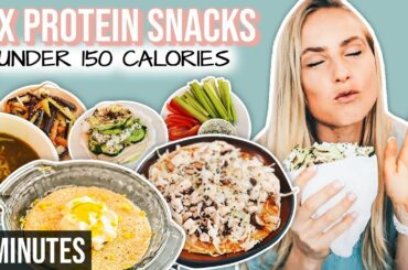 6x High Protein / Low Calorie Snacks for weight loss (5 min)