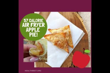 Low Calorie Air Fryer Apple Pie (in 4 minutes!)