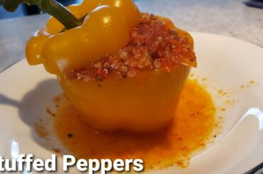 Stuffed Peppers with Quinoa| Healthy Recipes| Home Cooking|Tess Cordell Kitchen