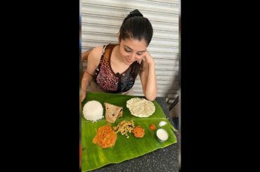 South Indian lunch with traditions to their food to a North Indian me