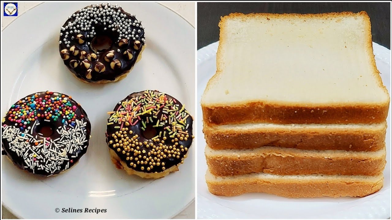 Chocolate Bread Donuts in 5 Minutes | Instant Bread Donuts | Easy Donuts | Donut Recipe With Bread Chocolate Bread Donuts in 5 Minutes | Instant Bread Donuts | Easy Donuts | Donut Recipe With Bread