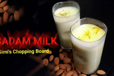 Almond/Badam Milk|Healthy Drink|How to make Badam Milk with Badam nuts|Badam milk recipe|SCB-85