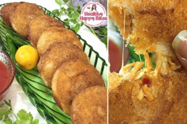 This is the Most Tastiest ! Chicken Bread Pockets Recipe | Ramazan Special By Healthy Happy Bites