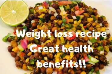 MASALA CHANA SALAD | WEIGHT LOSS RECIPE | HEALTHY SNACK