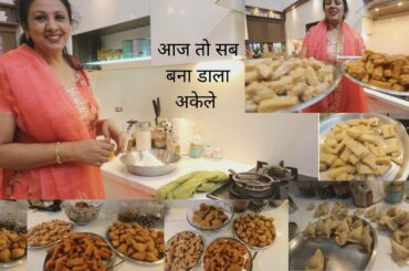 HOLI PREP  DONE finally || Cooked  so many Holi Recipes  - with TIPS || kitchen Tips