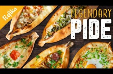 Legendary PIDE recipe! Some call it Turkish Flat Bread! Simple, vegeterian and full on versions!..