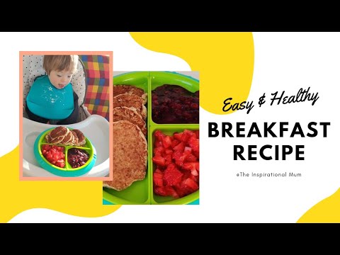 Easy & Healthy Breakfast Recipe for Toddlers #pancakes #berries Easy & Healthy Breakfast Recipe for Toddlers #pancakes #berries
